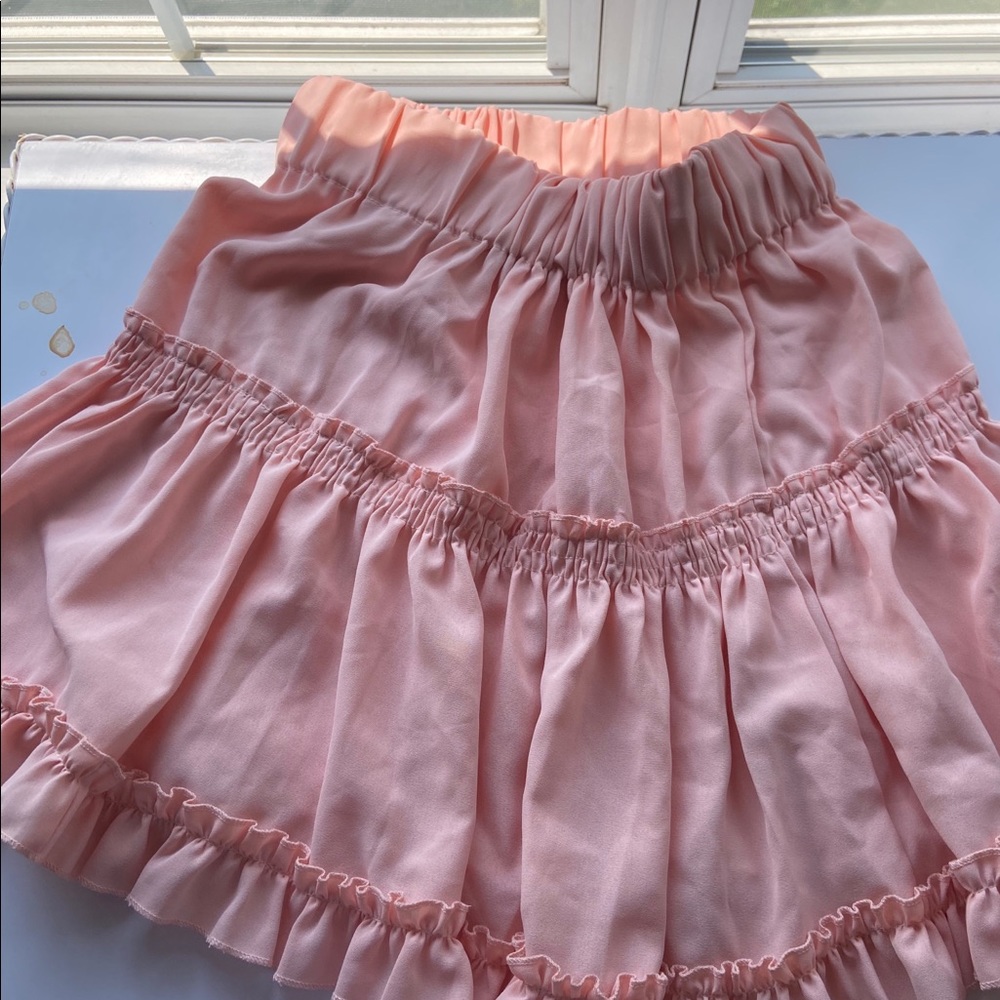 Pink skirt